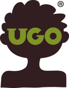 Obrázek ukazuje logo firmy UGO